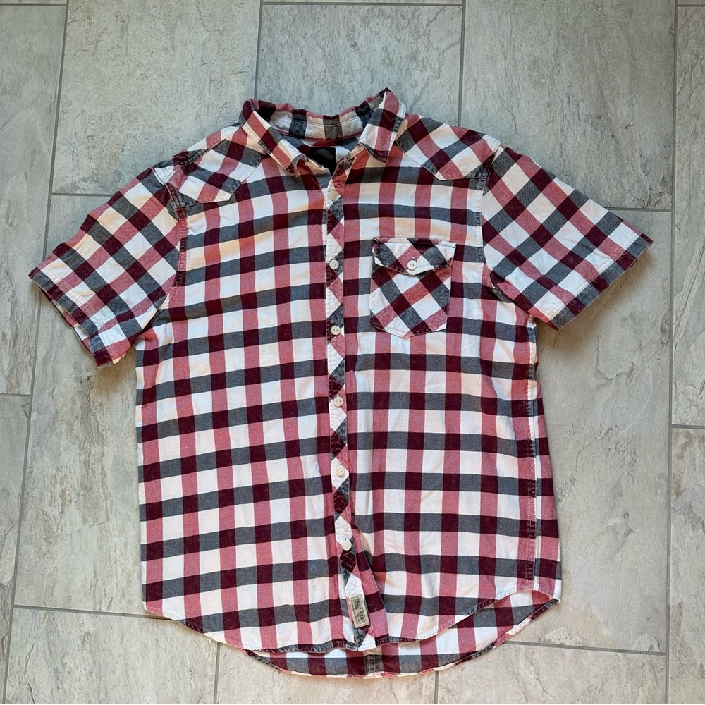 Harley-Davidson Men's Plaid Short Sleeve Shirt